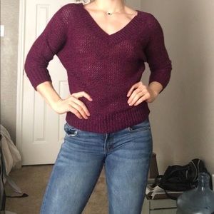 Maroon sweater